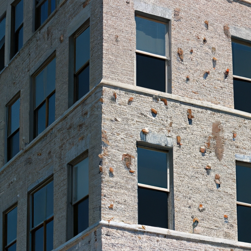 תמונה המציגה את ההשפעה השלילית של נגיעות מזיקים על בניין מסחרי